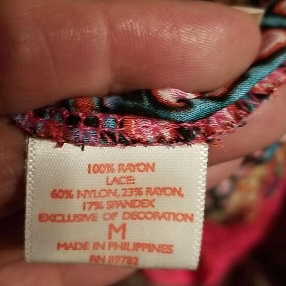 JOSIE Natori Laced Top Size M - Picture 7 of 7